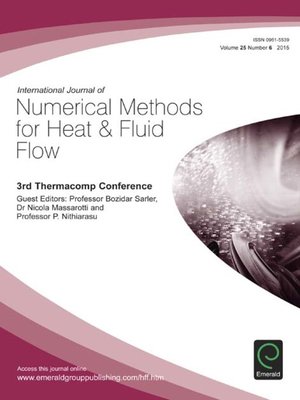 cover image of International Journal of Numerical Methods for Heat & Fluid Flow, Volume 25, Number 6